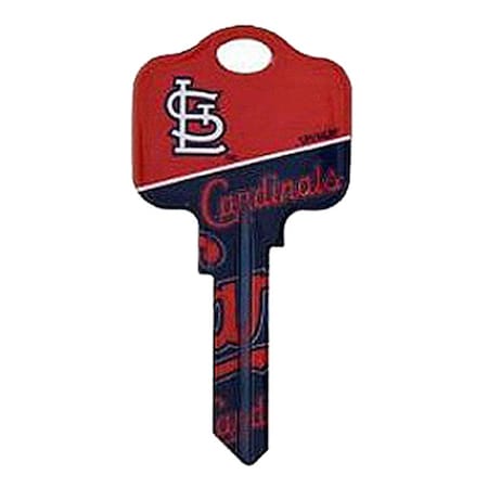 Dormakaba 4 x 0.25 in. MLB Cardinals Key Team Key Blank, 5PK 191973